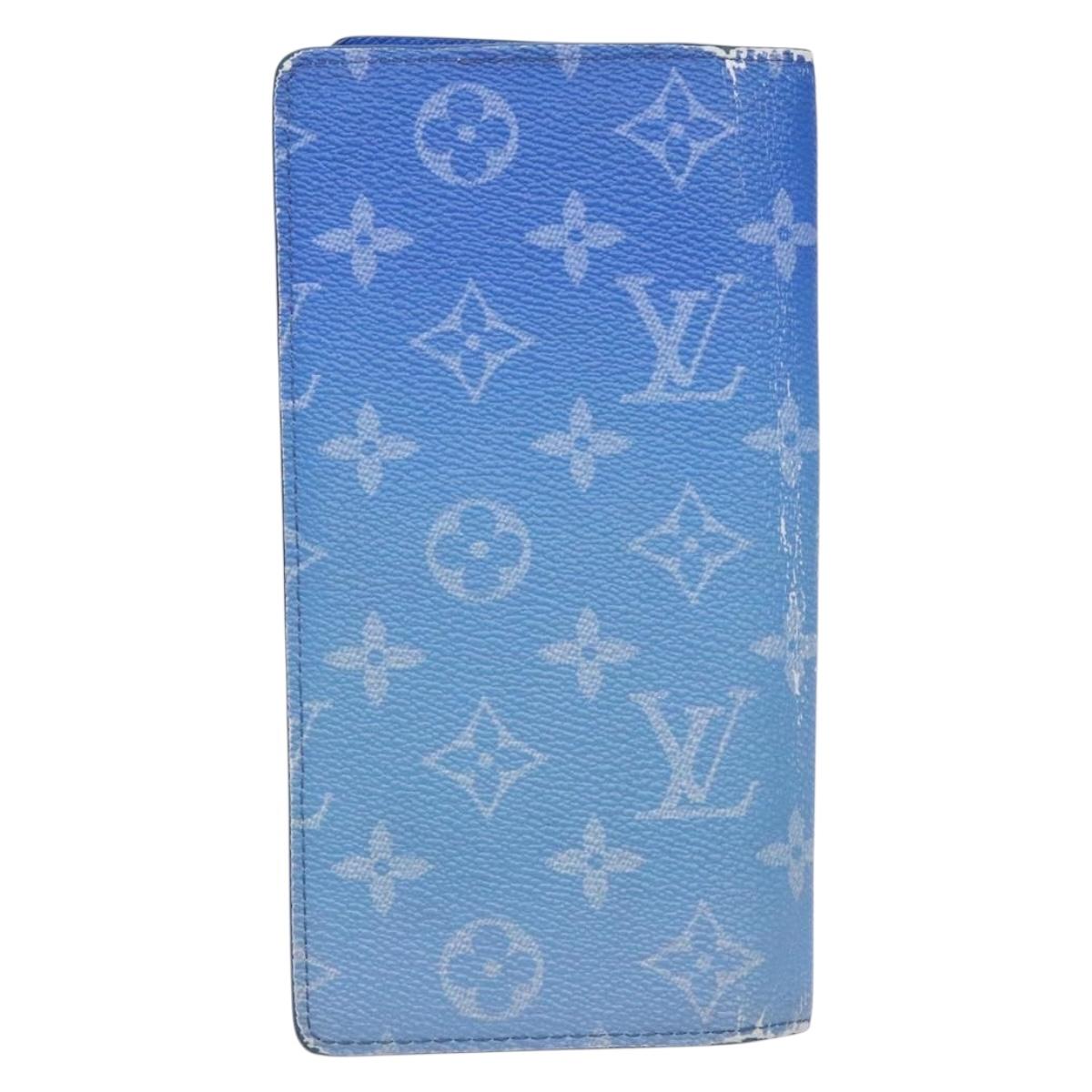 LOUIS VUITTON Monogram Clouds Portefeuille Braza Long Wallet M69680 Auth 139617