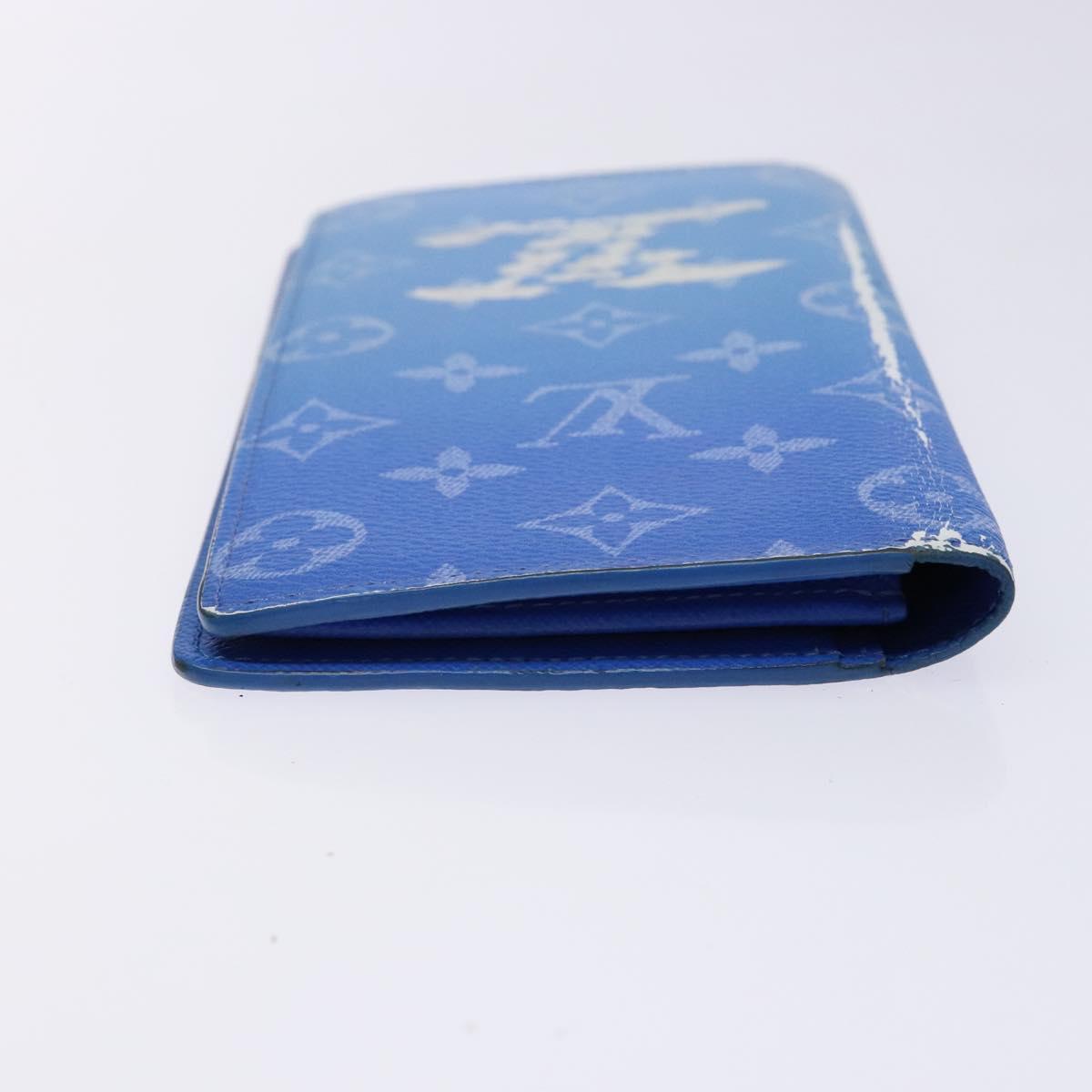 LOUIS VUITTON Monogram Clouds Portefeuille Braza Long Wallet M69680 Auth 139617