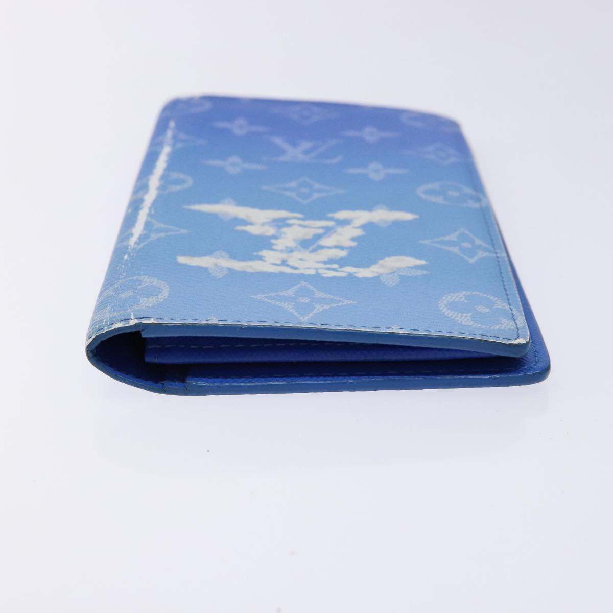 LOUIS VUITTON Monogram Clouds Portefeuille Braza Long Wallet M69680 Auth 139617