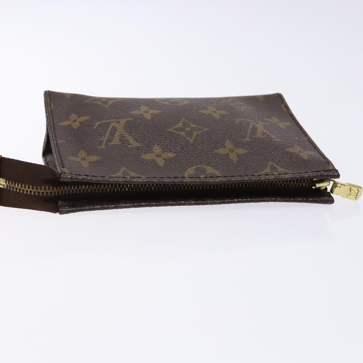 LOUIS VUITTON Monogram Poche Toilette 15 Pouch M47546 LV Auth 139618