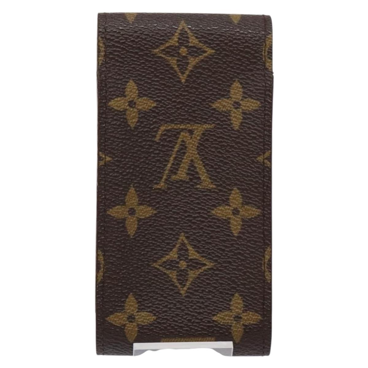 LOUIS VUITTON Monogram Etui Cigarette Cigarette Case M63024 LV Auth 139621