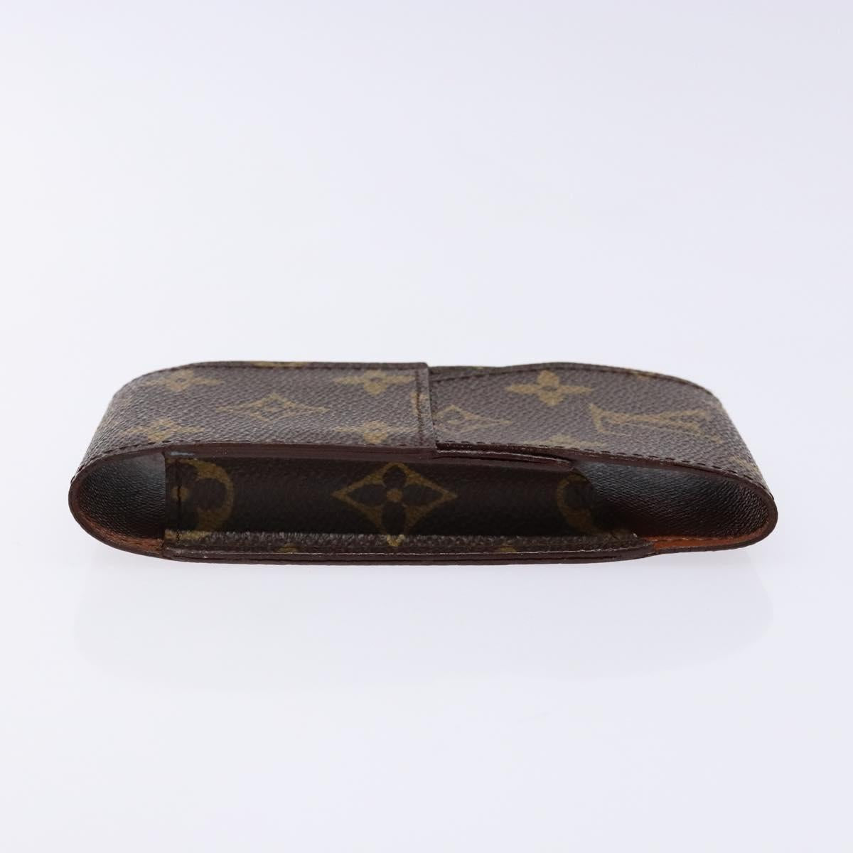 LOUIS VUITTON Monogram Etui Cigarette Cigarette Case M63024 LV Auth 139621