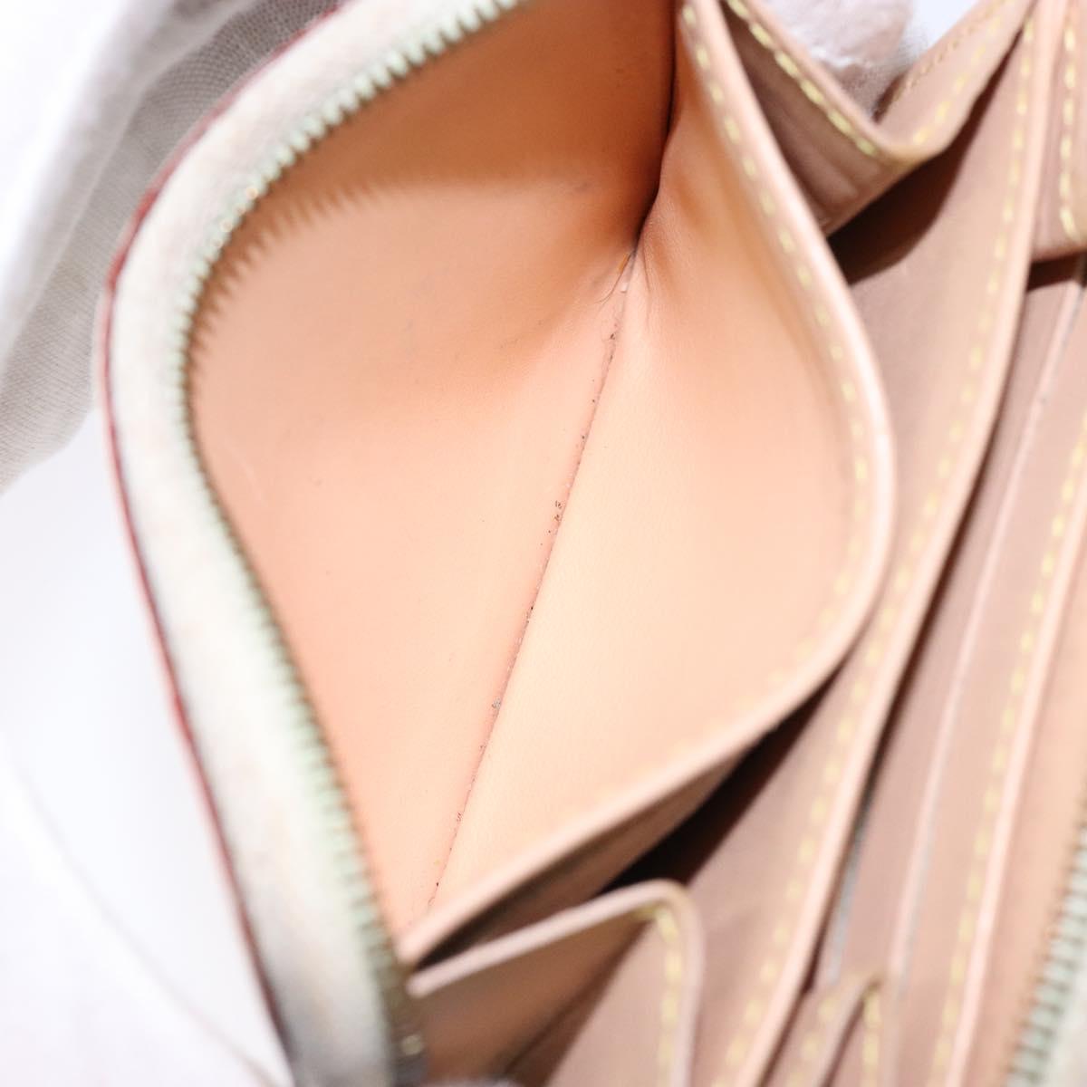 LOUIS VUITTON Monogram Multicolor Zippy Coin Purse White M93741 LV Auth 139623