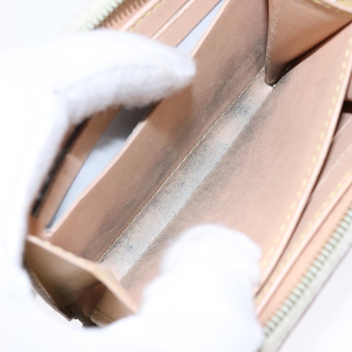 LOUIS VUITTON Monogram Multicolor Zippy Coin Purse White M93741 LV Auth 139623