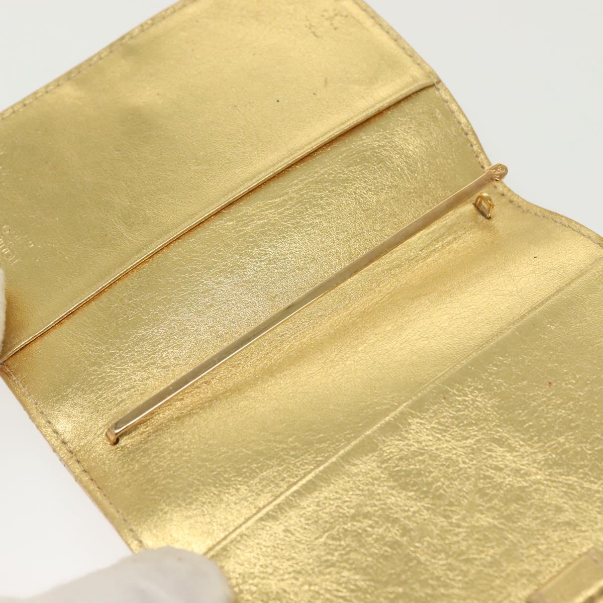 LOUIS VUITTON Suhari Agenda Partonaire PM Day Cover Gold R21048 Auth 139625
