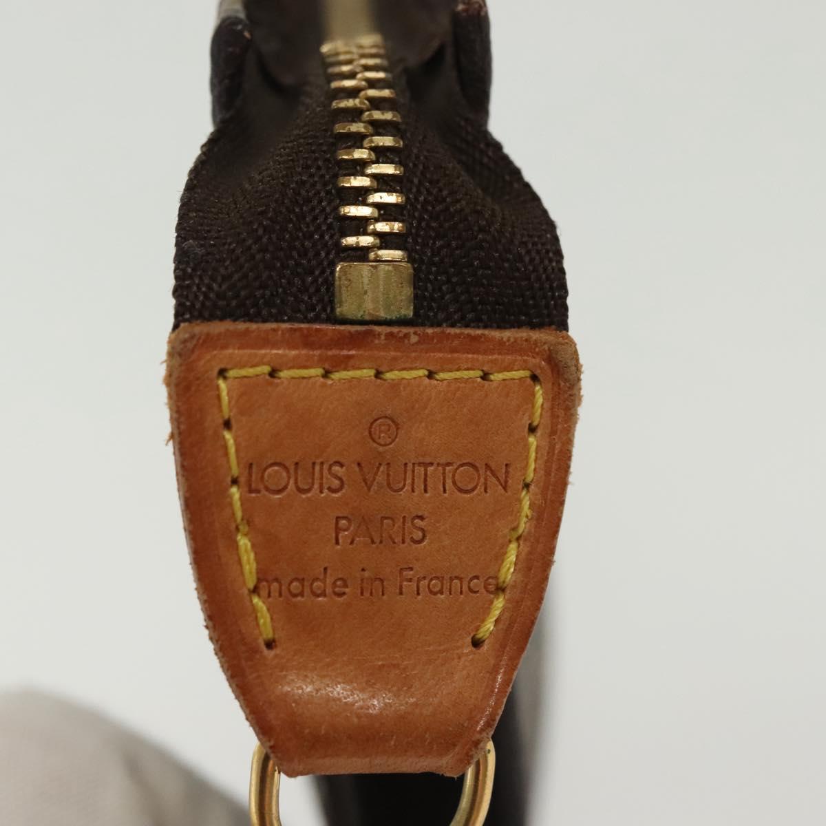 LOUIS VUITTON Monogram Bucket PM Accessory Pouch LV Auth 139628