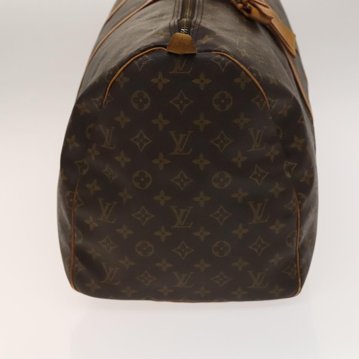 LOUIS VUITTON Monogram Keepall 55 Boston Bag M41424 LV Auth 139639