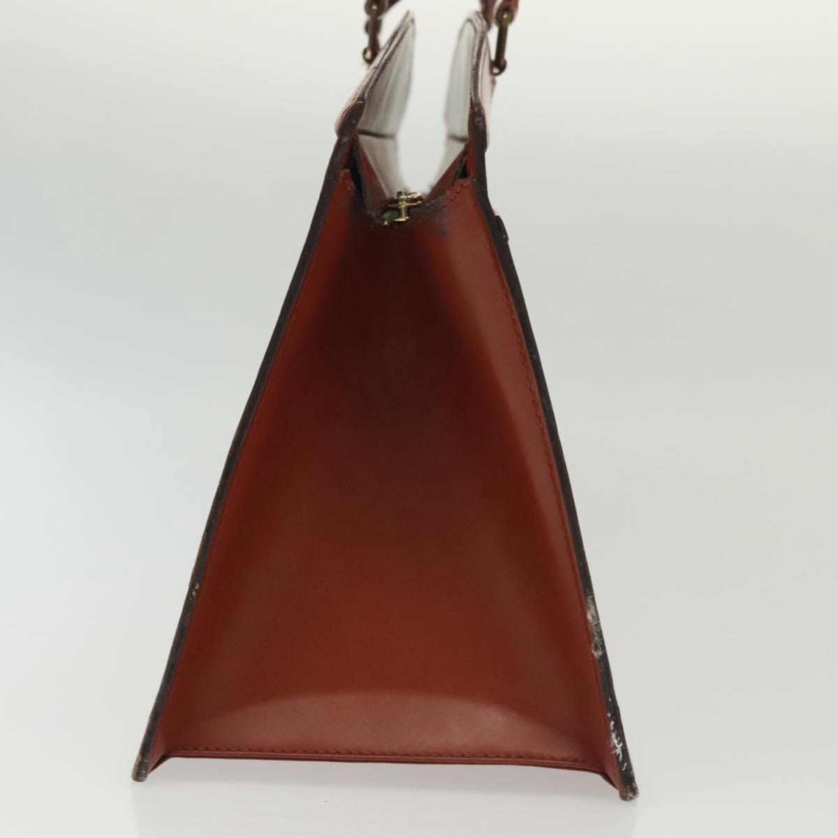 LOUIS VUITTON Epi Riviera Hand Bag Brown M48183 LV Auth 139641