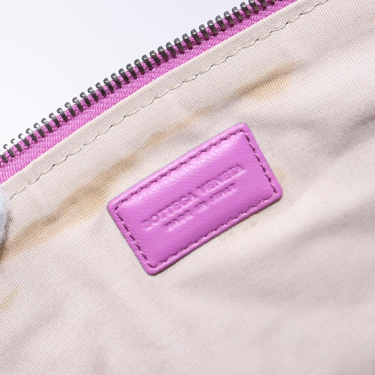 BOTTEGA VENETA Shoulder Bag Velor Purple Auth 139655A