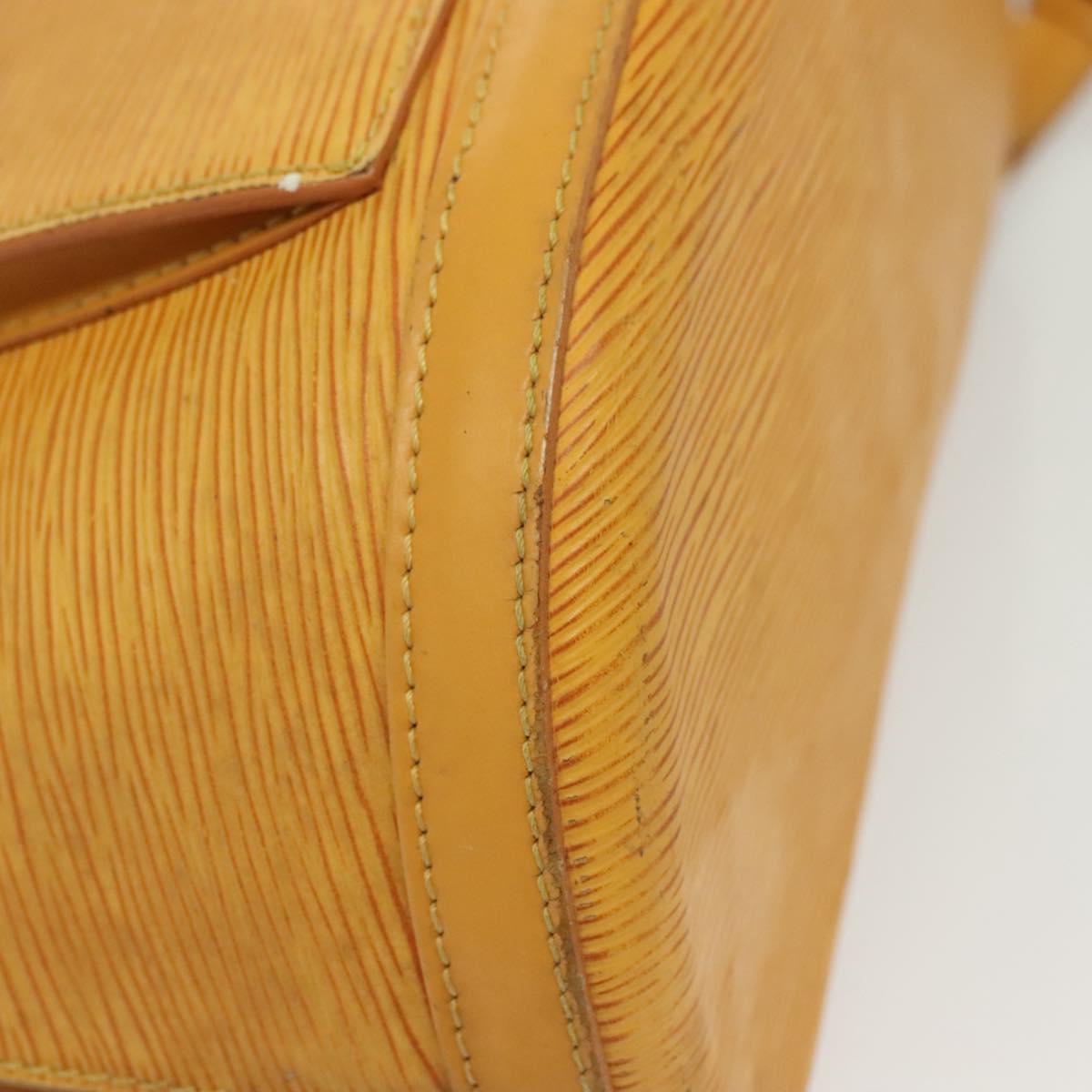 LOUIS VUITTON Epi Gobelins Backpack Yellow M52299 LV Auth 139667