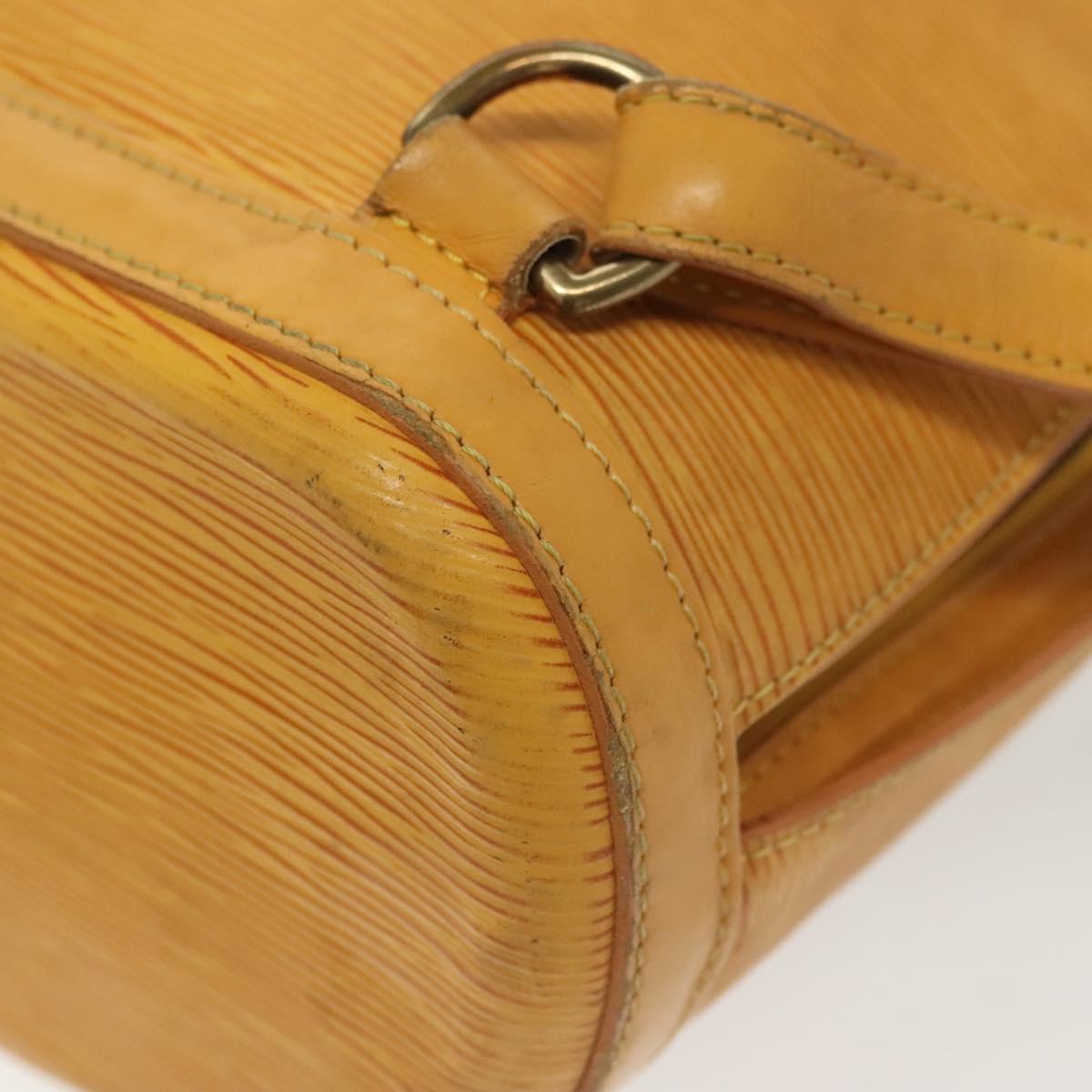 LOUIS VUITTON Epi Gobelins Backpack Yellow M52299 LV Auth 139667