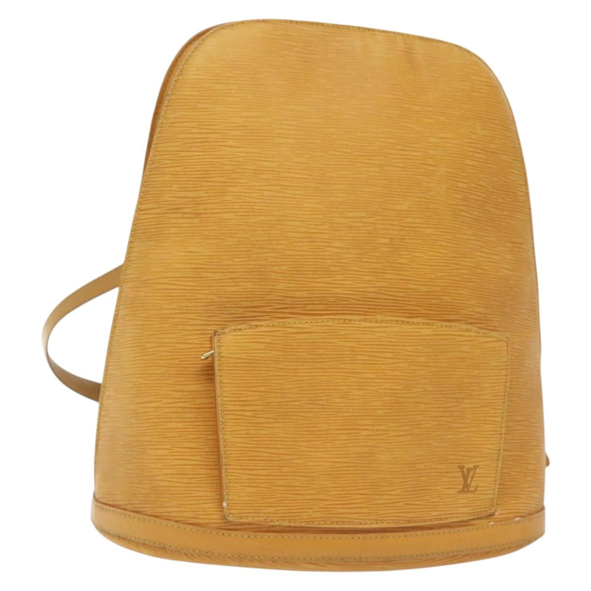 LOUIS VUITTON Epi Gobelins Backpack Yellow M52299 LV Auth 139667