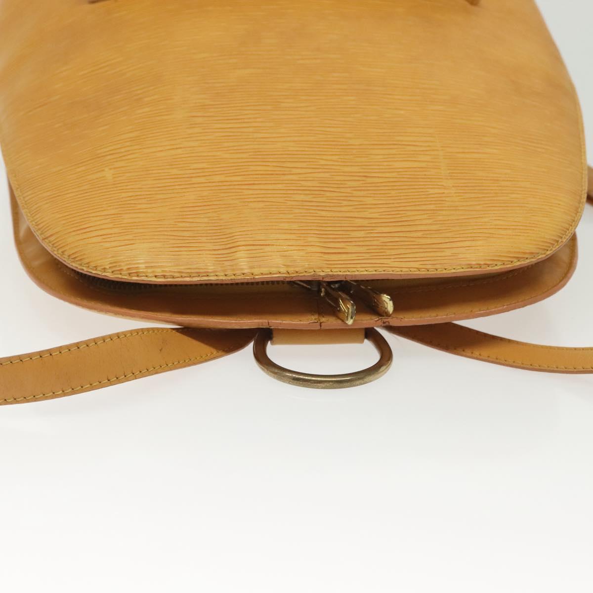 LOUIS VUITTON Epi Gobelins Backpack Yellow M52299 LV Auth 139667