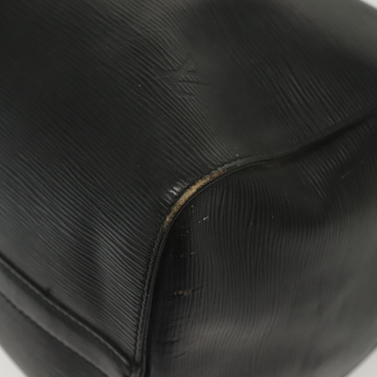 LOUIS VUITTON Epi Keepall 45 Boston Bag Black M42972 LV Auth 139668