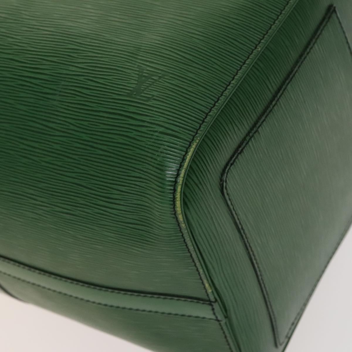 LOUIS VUITTON Epi Keepall 50 Boston Bag Green M42964 LV Auth 139669