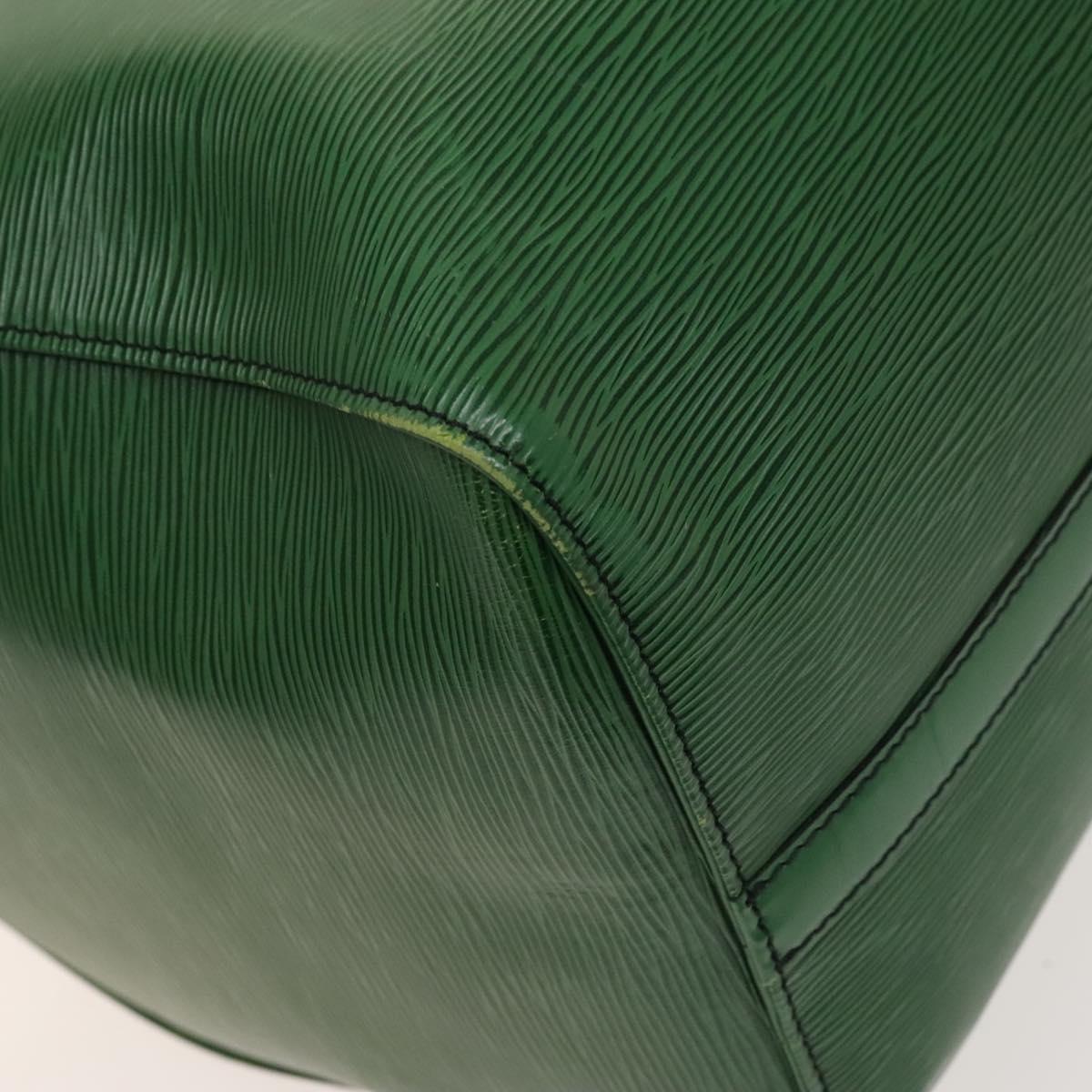 LOUIS VUITTON Epi Keepall 50 Boston Bag Green M42964 LV Auth 139669