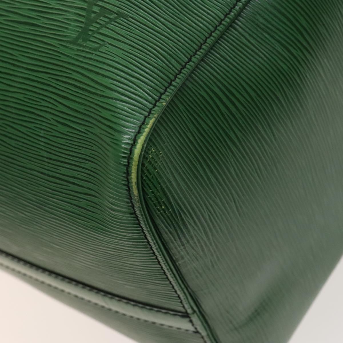 LOUIS VUITTON Epi Keepall 50 Boston Bag Green M42964 LV Auth 139669