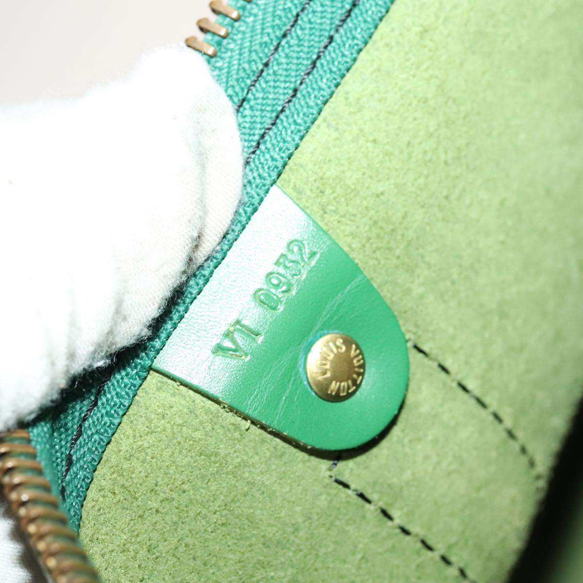 LOUIS VUITTON Epi Keepall 50 Boston Bag Green M42964 LV Auth 139669
