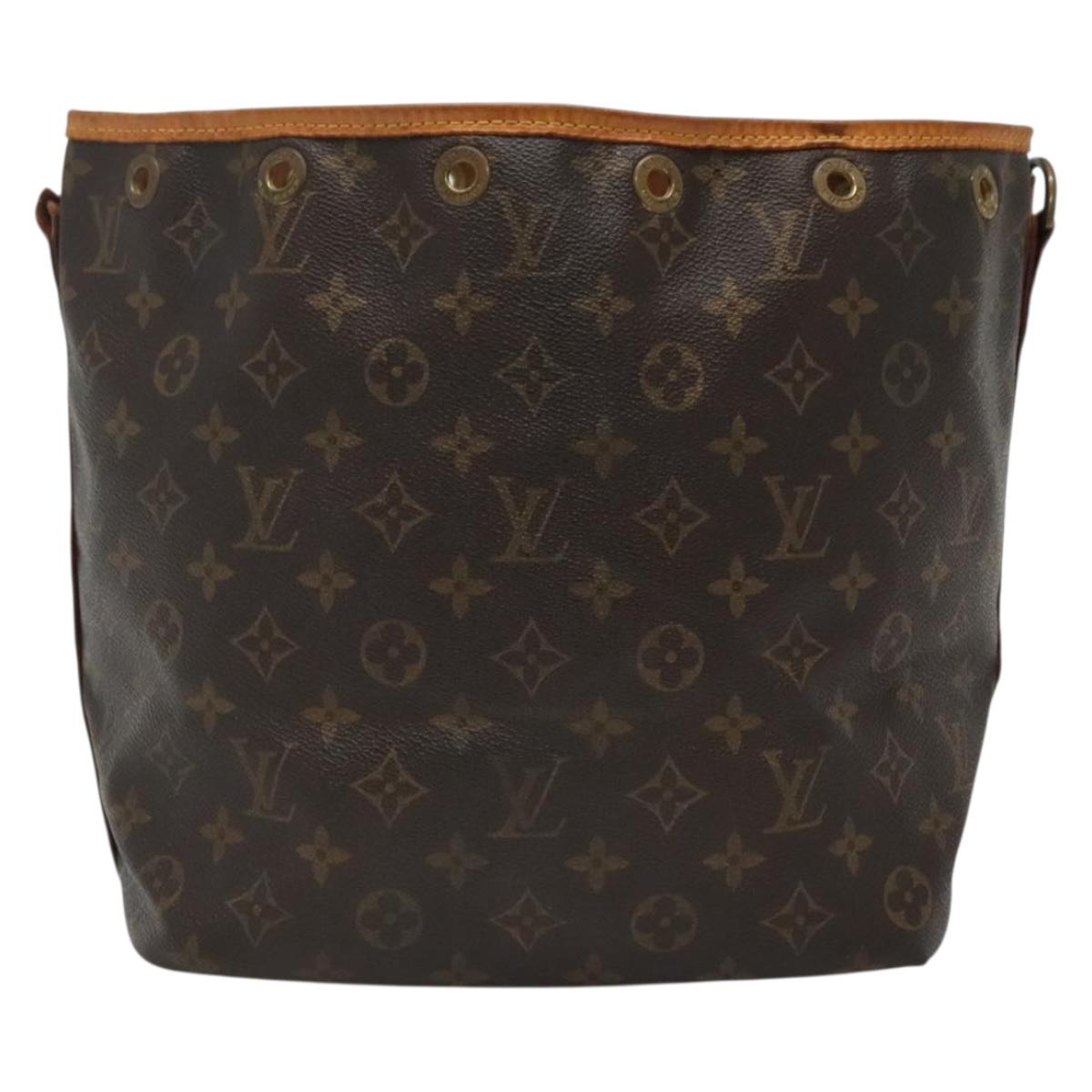 LOUIS VUITTON Monogram Petit Noe Shoulder Bag M42226 LV Auth 139670