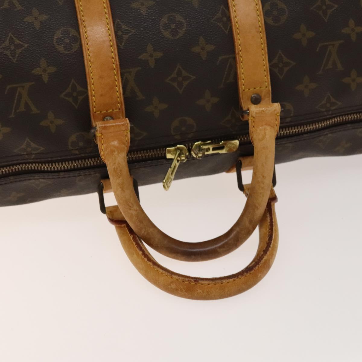 LOUIS VUITTON Monogram Keepall 45 Boston Bag M41428 LV Auth 139683