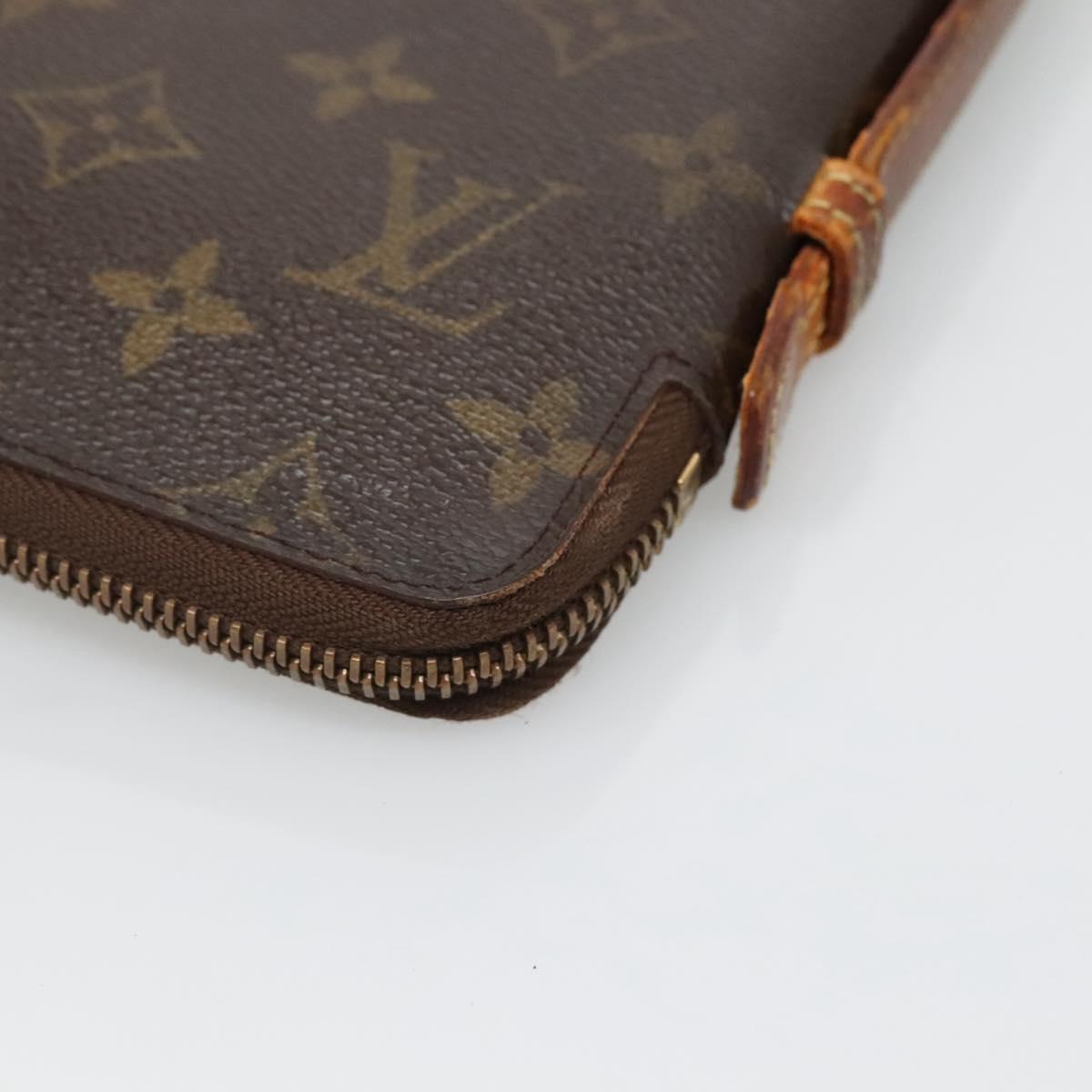 LOUIS VUITTON Monogram Organizer De Voyage Travel Case M60120 LV Auth 139687