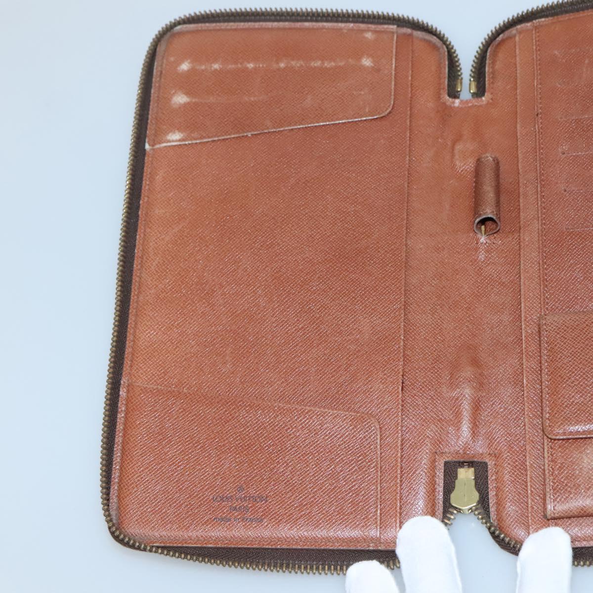 LOUIS VUITTON Monogram Organizer De Voyage Travel Case M60120 LV Auth 139687