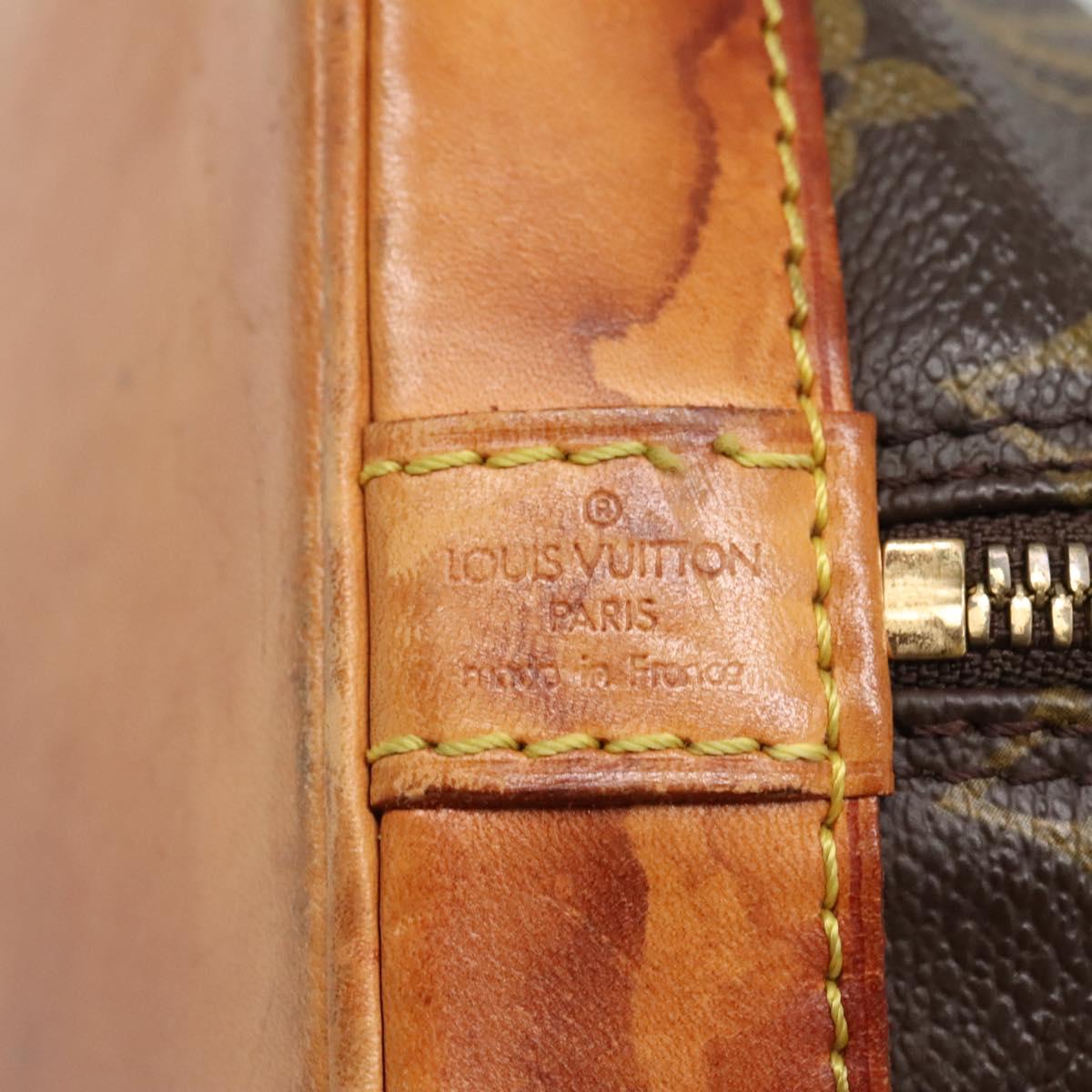 LOUIS VUITTON Monogram Alma Hand Bag M51130 LV Auth 139707