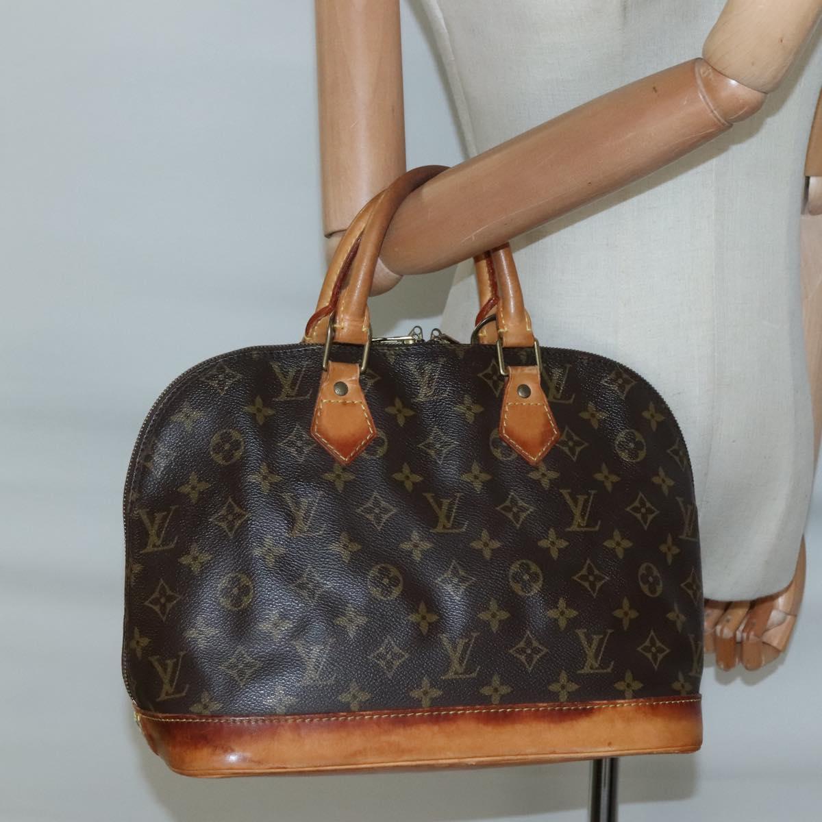 LOUIS VUITTON Monogram Alma Hand Bag M51130 LV Auth 139707