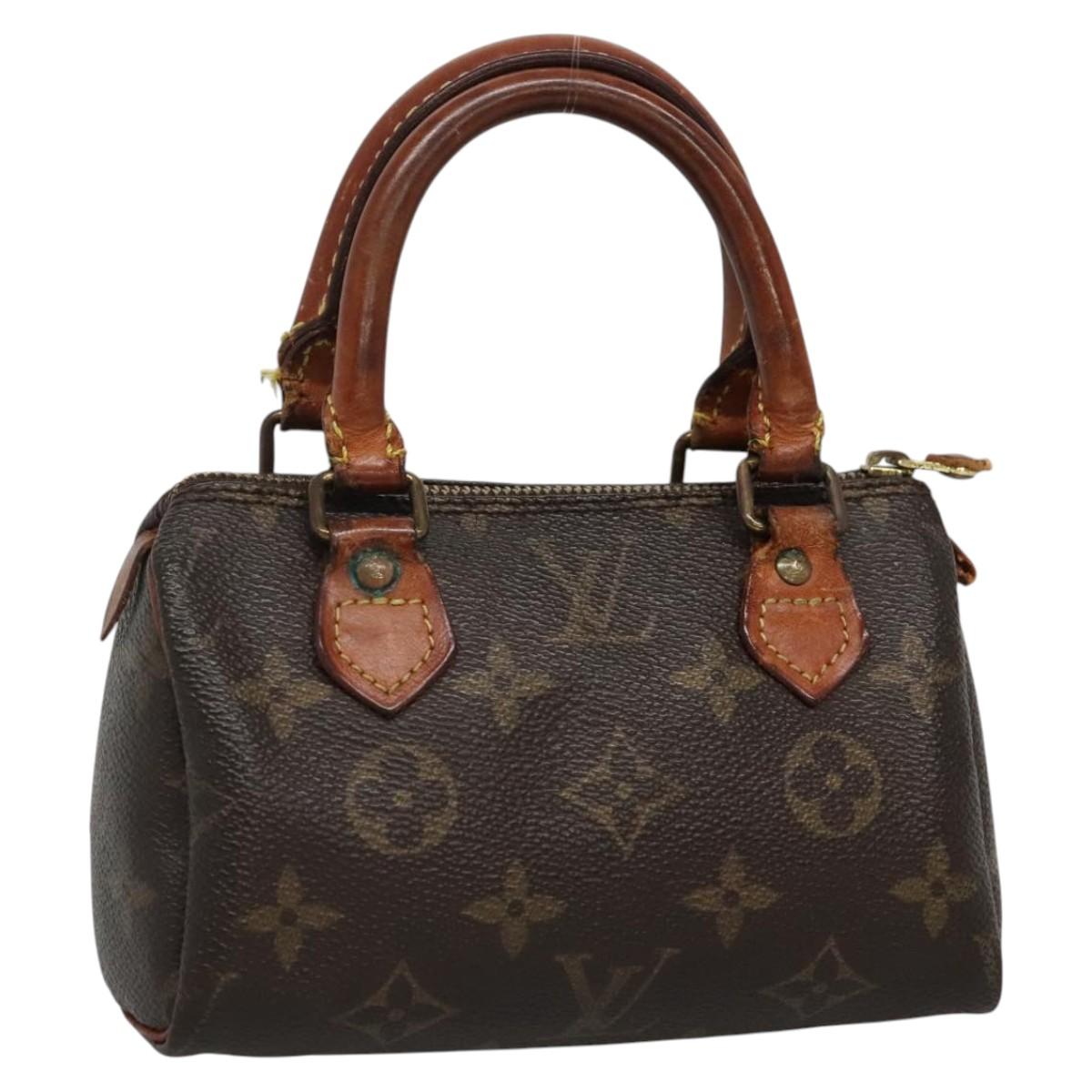 LOUIS VUITTON Monogram Mini Speedy Hand Bag M41534 LV Auth 139724