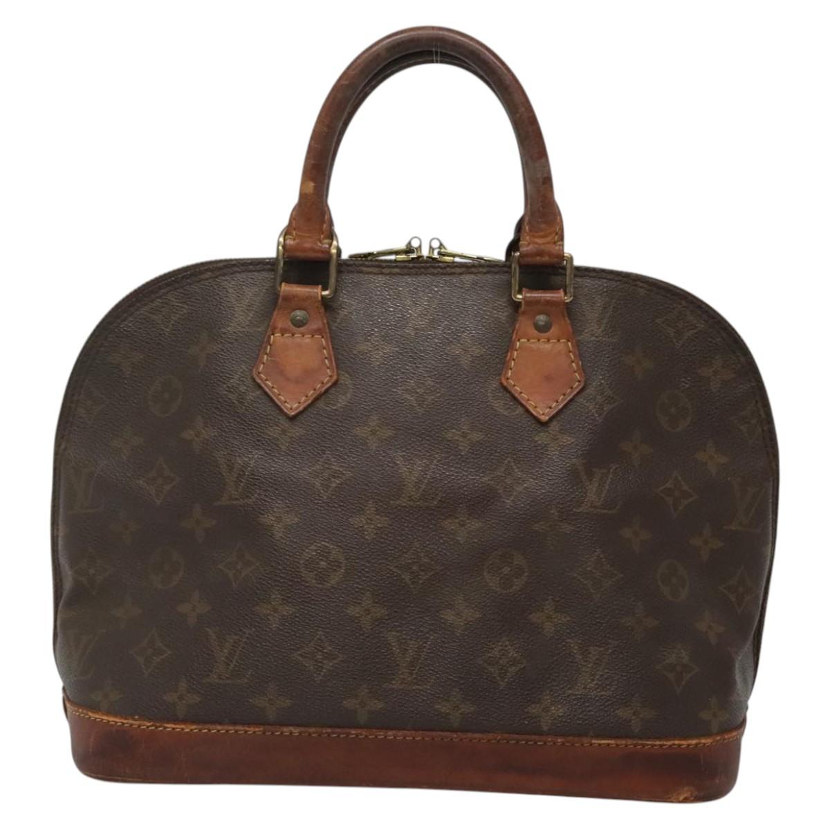 LOUIS VUITTON Monogram Alma Hand Bag M51130 LV Auth 139740