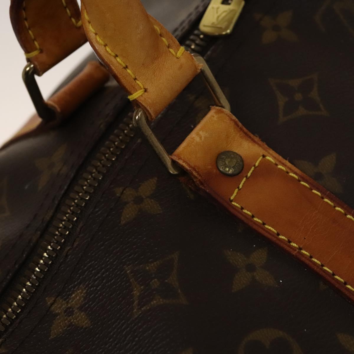 LOUIS VUITTON Monogram Keepall Bandouliere 60 Boston Bag M41412 LV Auth 139748