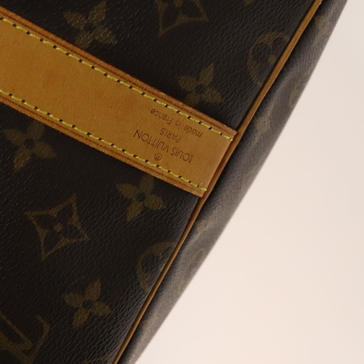 LOUIS VUITTON Monogram Keepall Bandouliere 60 Boston Bag M41412 LV Auth 139748