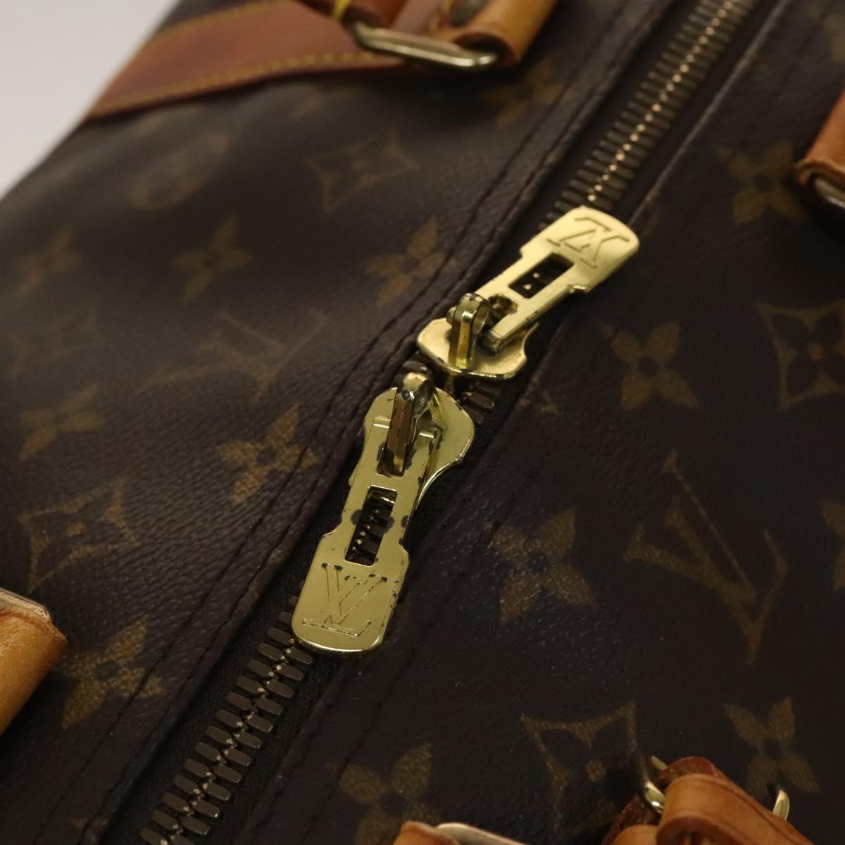LOUIS VUITTON Monogram Keepall Bandouliere 60 Boston Bag M41412 LV Auth 139748