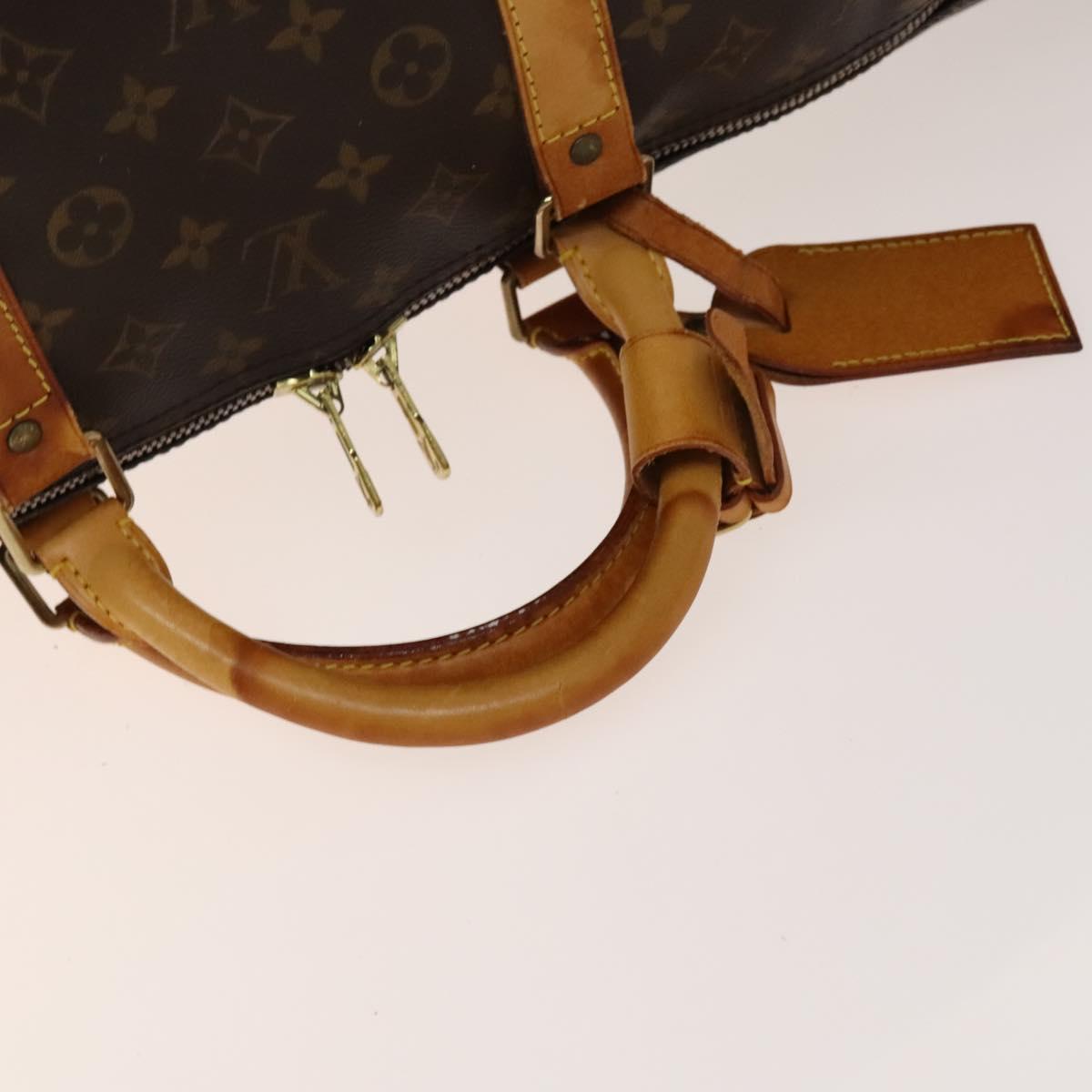 LOUIS VUITTON Monogram Keepall Bandouliere 60 Boston Bag M41412 LV Auth 139748