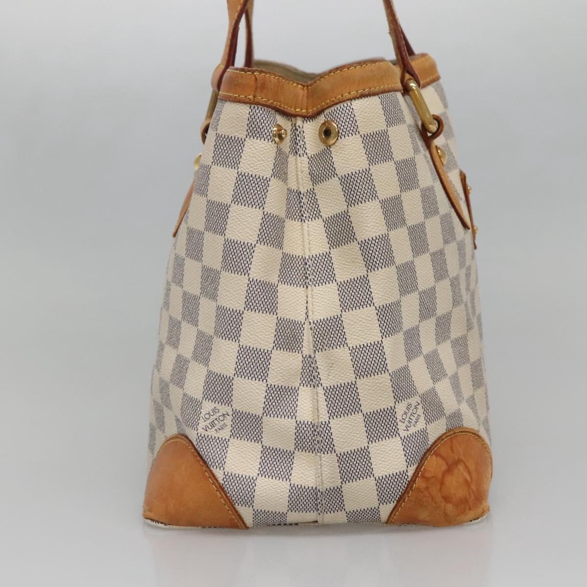 LOUIS VUITTON Damier Azur Hampstead PM Tote Bag N51207 LV Auth 139756