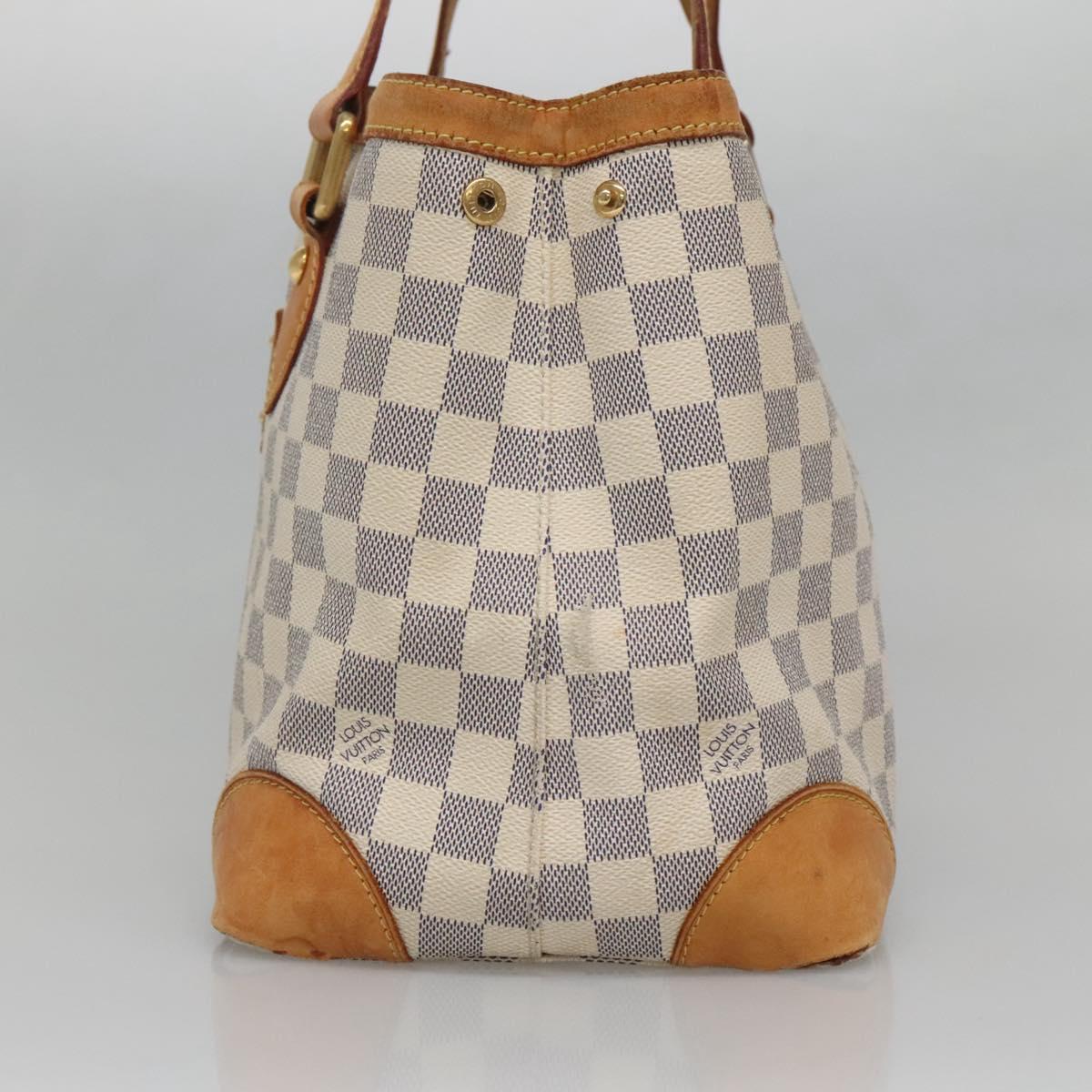 LOUIS VUITTON Damier Azur Hampstead PM Tote Bag N51207 LV Auth 139756