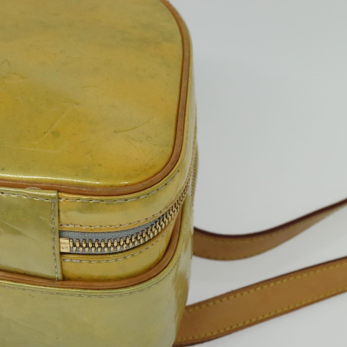 LOUIS VUITTON Monogram Vernis Marley Backpack Gris M91038 LV Auth 139758