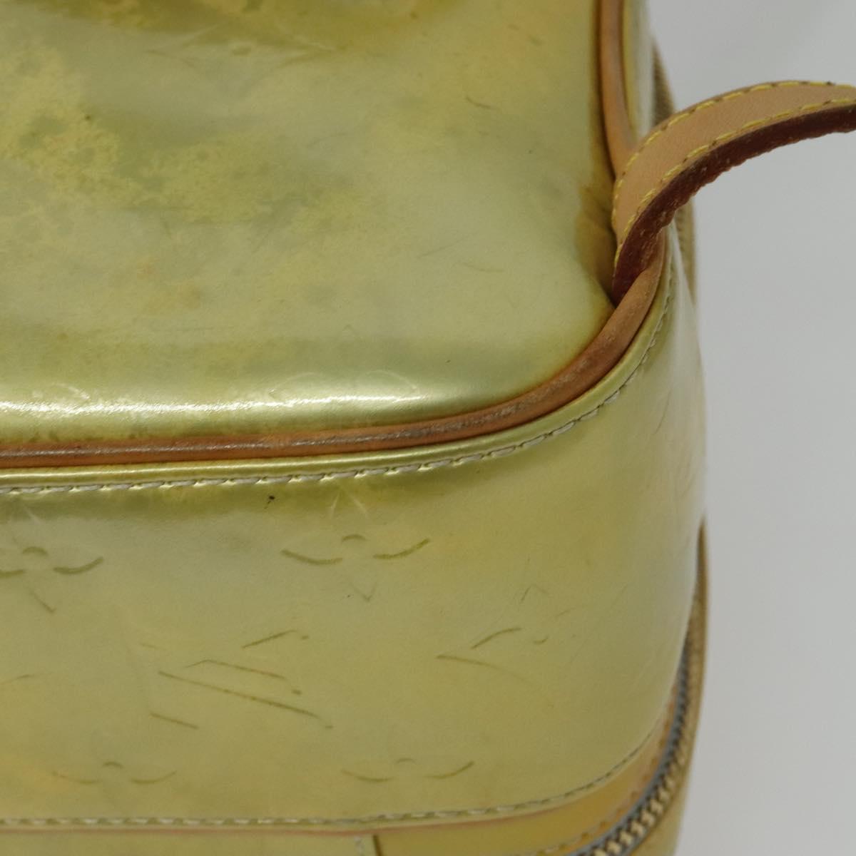 LOUIS VUITTON Monogram Vernis Marley Backpack Gris M91038 LV Auth 139758