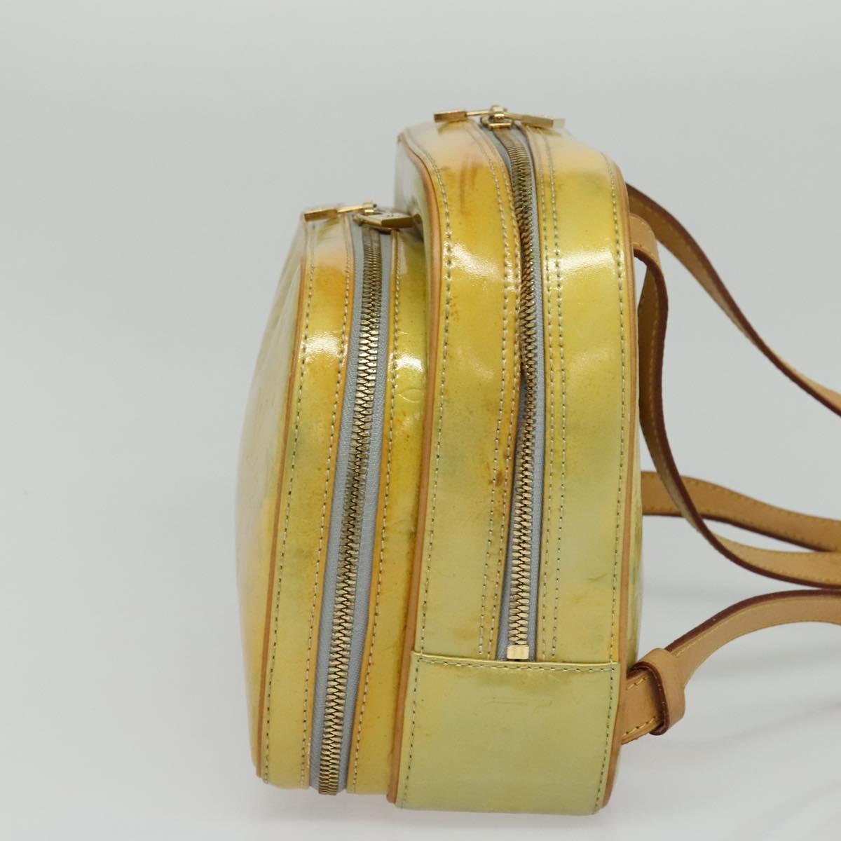 LOUIS VUITTON Monogram Vernis Marley Backpack Gris M91038 LV Auth 139758