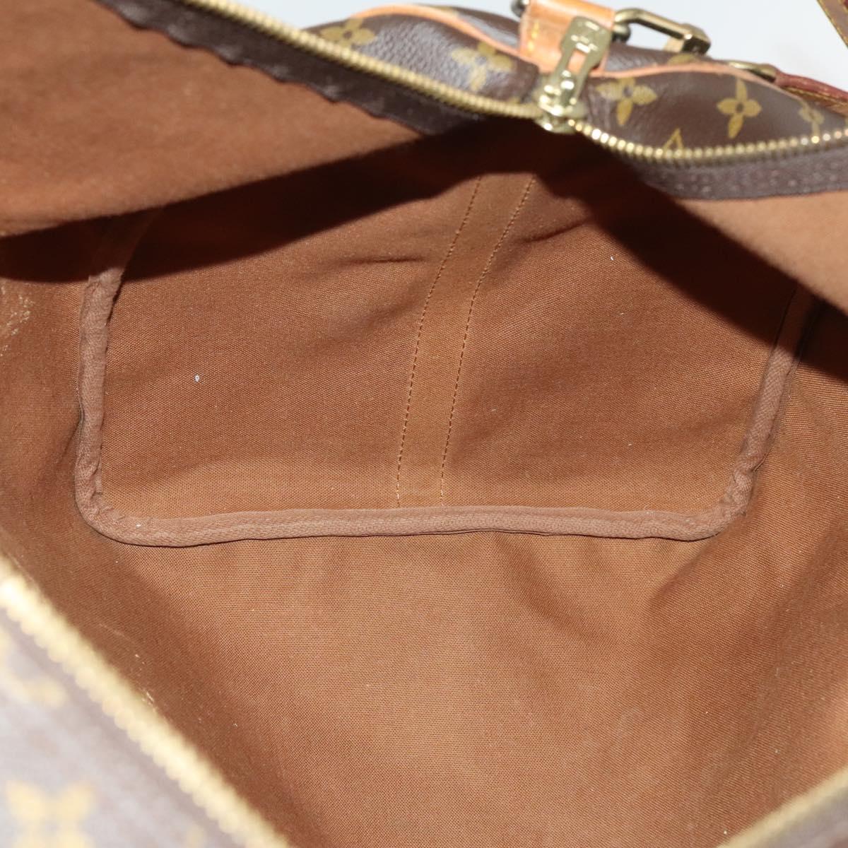 LOUIS VUITTON Monogram Keepall Bandouliere 60 Boston Bag M41412 LV Auth 139764