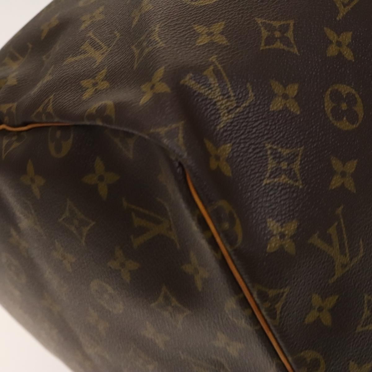 LOUIS VUITTON Monogram Keepall 55 Boston Bag M41424 LV Auth 139769
