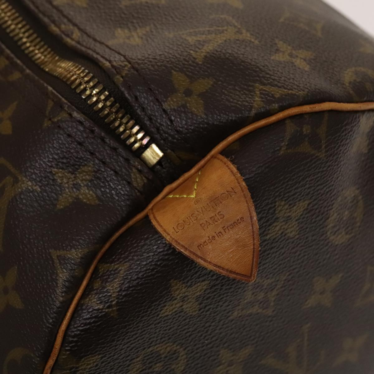 LOUIS VUITTON Monogram Keepall 55 Boston Bag M41424 LV Auth 139769