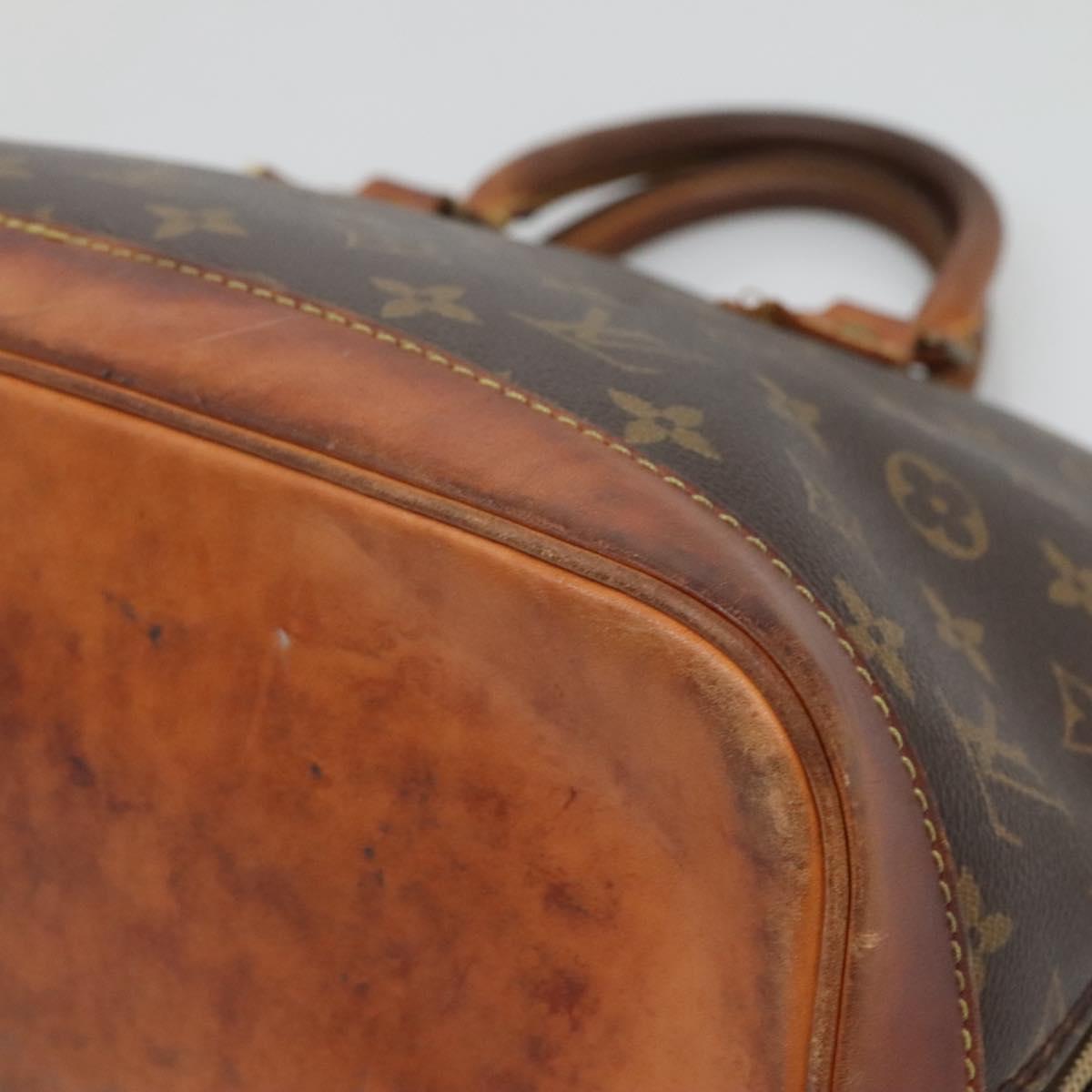 LOUIS VUITTON Monogram Alma Hand Bag M51130 LV Auth 139784