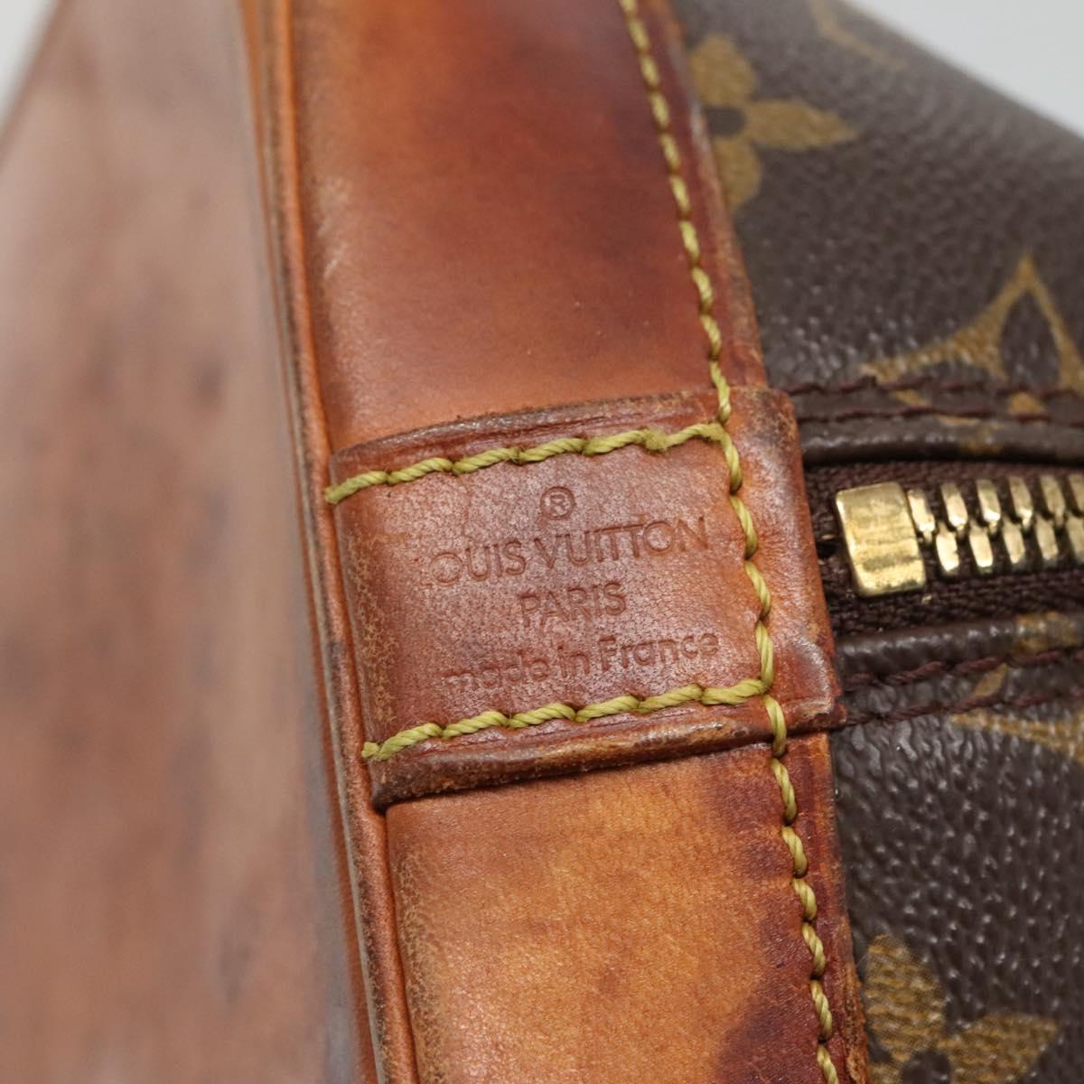 LOUIS VUITTON Monogram Alma Hand Bag M51130 LV Auth 139784