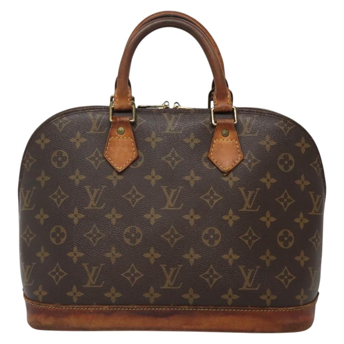 LOUIS VUITTON Monogram Alma Hand Bag M51130 LV Auth 139784