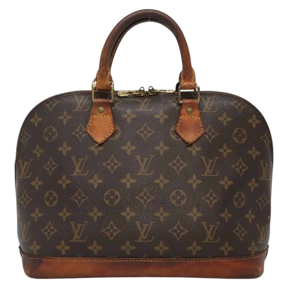 LOUIS VUITTON Monogram Alma Hand Bag M51130 LV Auth 139784
