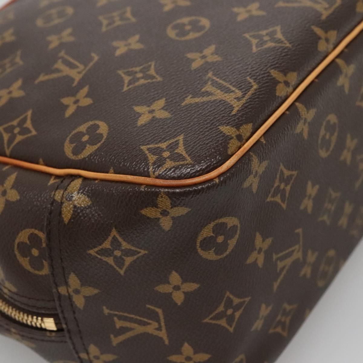 LOUIS VUITTON Monogram Deauville Hand Bag M47270 LV Auth 139826