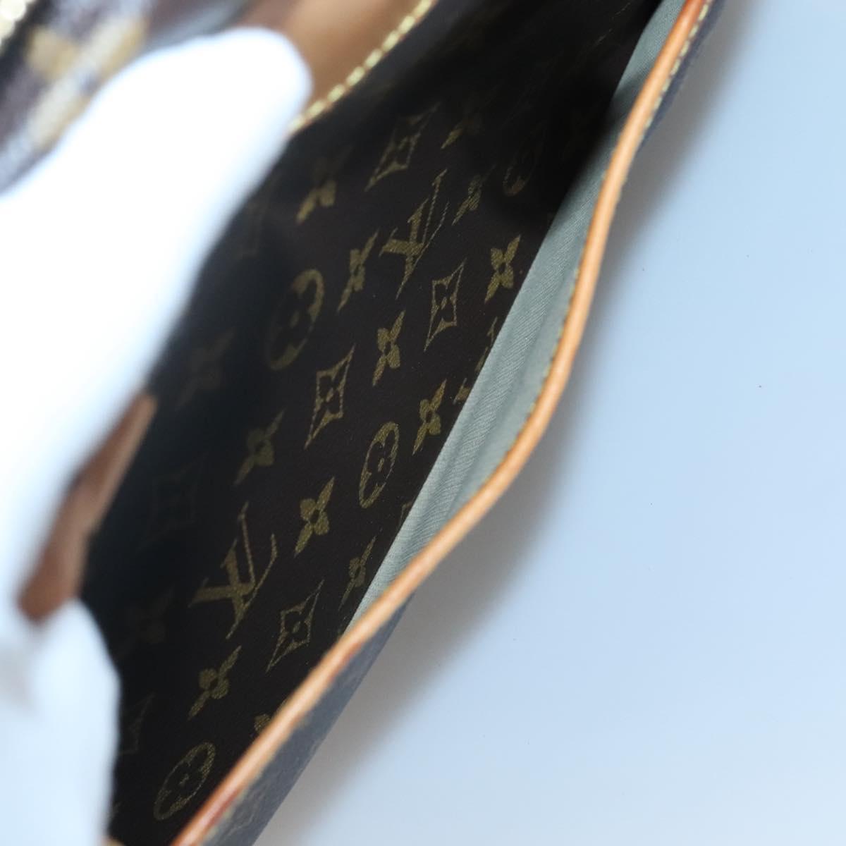 LOUIS VUITTON Monogram Deauville Hand Bag M47270 LV Auth 139826