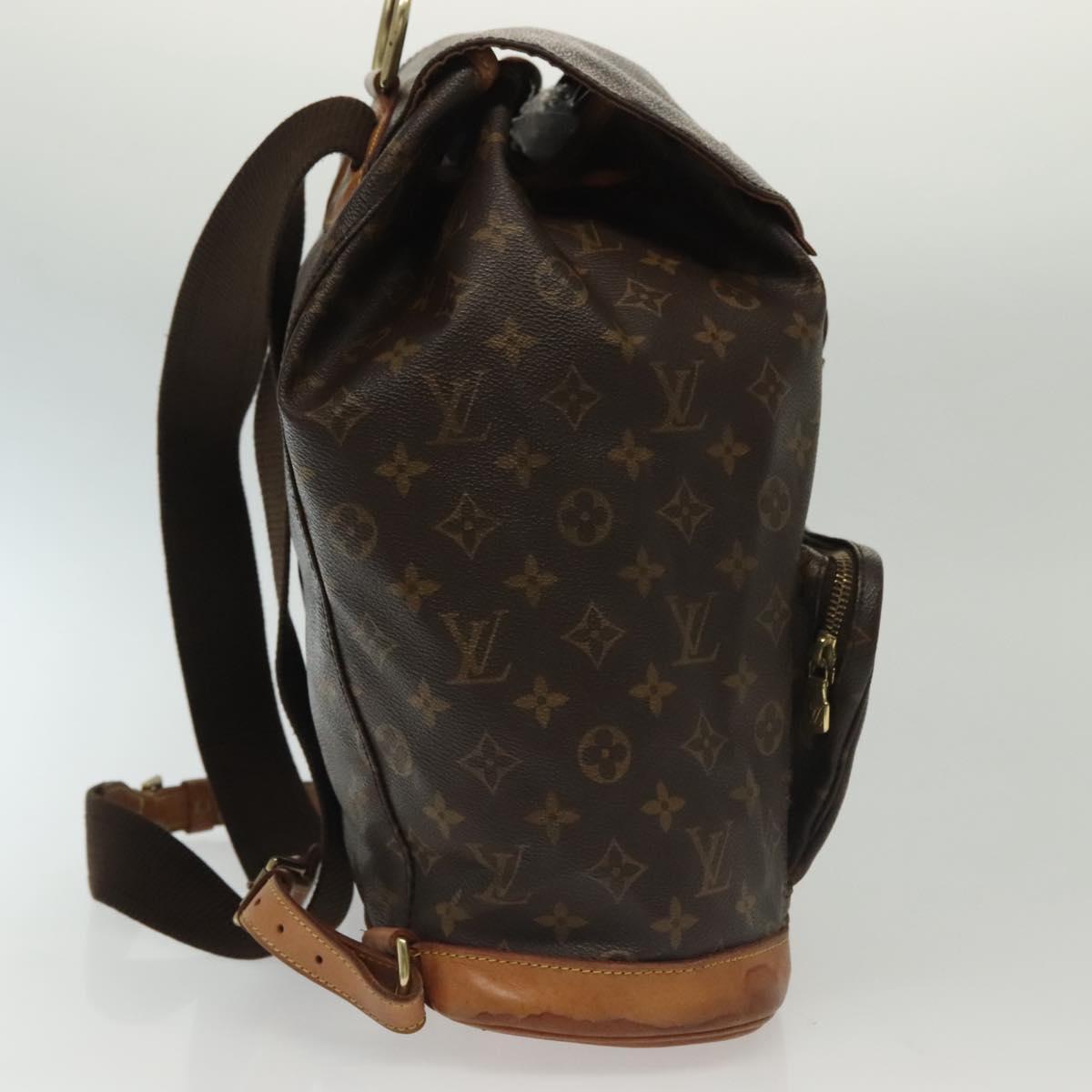 LOUIS VUITTON Monogram Montsouris GM Backpack M51135 LV Auth 139827