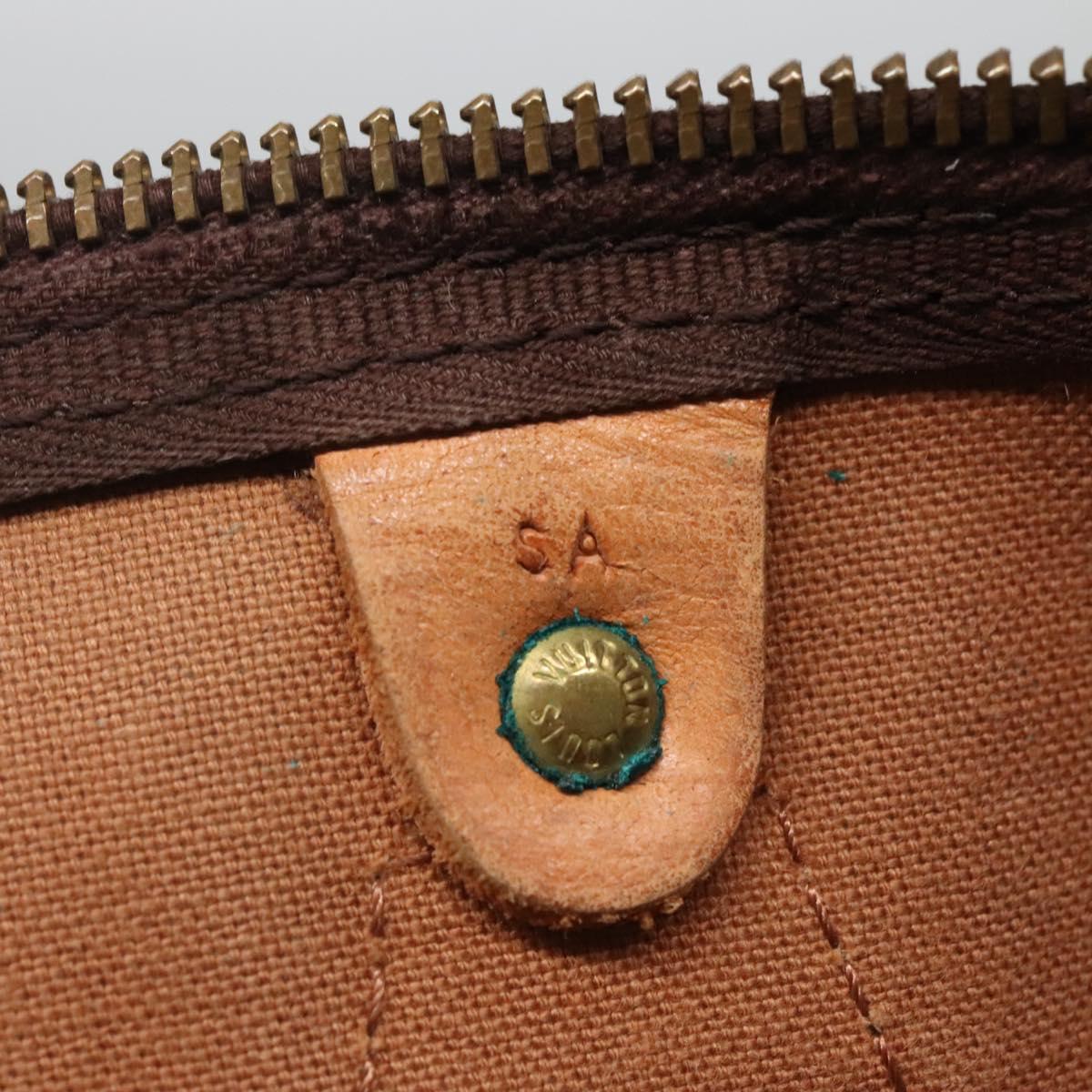 LOUIS VUITTON Monogram Speedy 35 Hand Bag M41524 LV Auth 139832